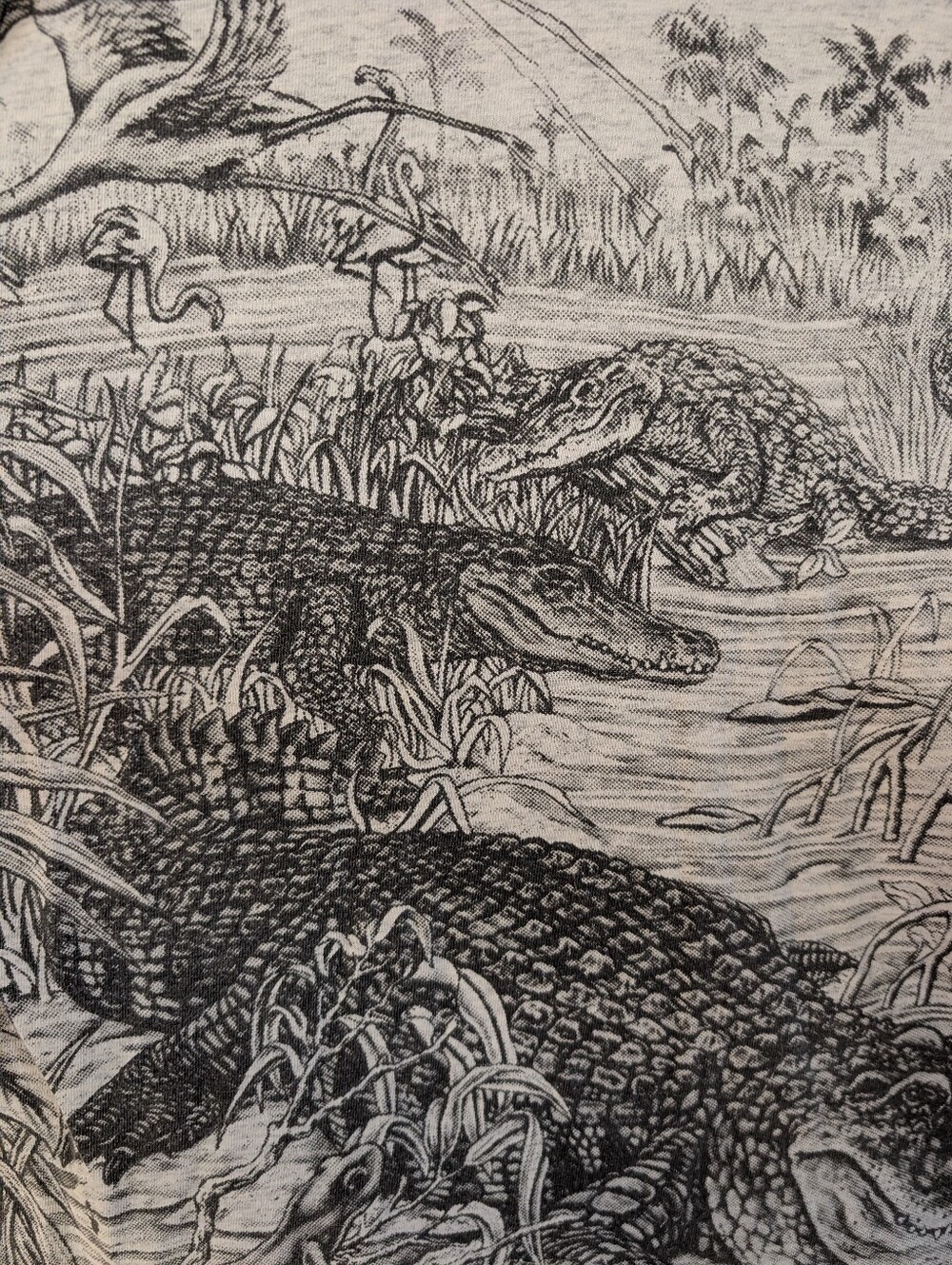 🔥RARE🔥 1993 Disney Discovery Island Everglades Wildlife All-Over Print (AOP) - Picture 4 of 13